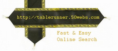 Shop for table runners online